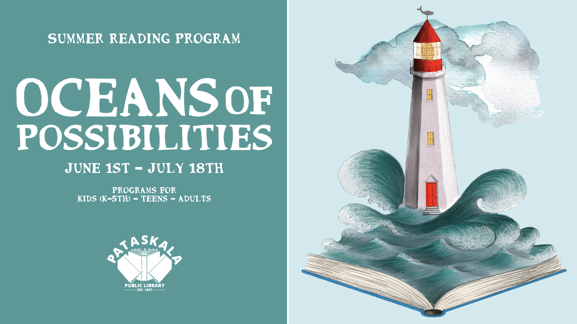 Summer Reading Program June 1st - July 18th