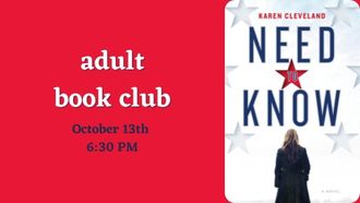 Adult Book Club October 13th