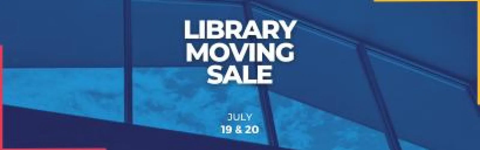 library moving sale July 19th and 20th